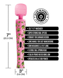 Stoner Vibes Wacky Weed Wand Massager - Pink Kush