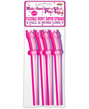 Bachelorette Party Flexy Super Straw - Pack of 10