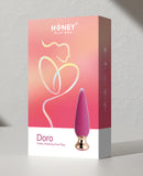 Doro Pretty Vibrating Anal Plug with Remote Control - Pink