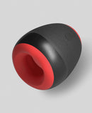 Ninja Open-ended Vibrating Stroker Male Masturbator - Black