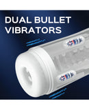 Sky Intense Suction & Vibration Blowjob Machine - White