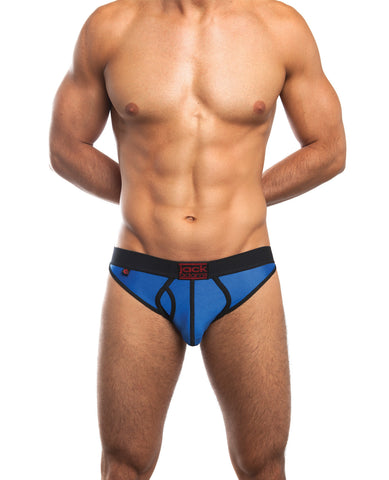 Jack Adams Bodyflex Mesh Jockstrap - Royal/Black