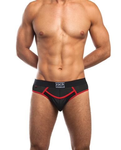Jack Adams Flex Fit Army Brief - Black/Red
