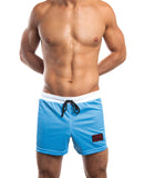 Air Mesh Gym Short Sky - Blue/White, Lingerie - Packaged,- www.gspotzone.com