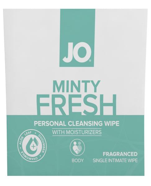 JO Personal Cleansing Wipe - Minty Fresh