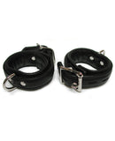 Stockroom Premium Leather Wrist Cuffs - Black