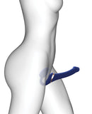 Strap On Me Multi Orgasm Bendable Strapless Strap On Extra Large - Night Blue