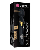 Dorcel Dual Orgasms Wand Vibrator - Black/Gold