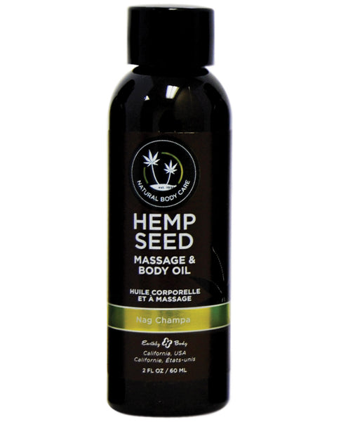 Earthly Body Massage & Body Oil - 2 oz Nag Champa