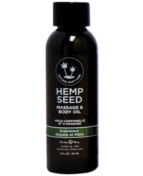 Earthly Body Massage & Body Oil - 2 oz Guavalva