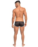 Clip Tease Unique Mesh Pouch Mini Short Blk/Blu LG