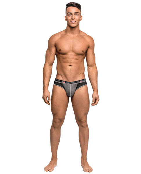 Reversible Dual Toned Thong Black L/XL