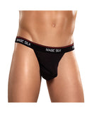 100% silk micro thong black, Lingerie - Packaged,- www.gspotzone.com