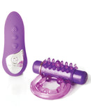 Nu Sensuelle Remote Control Rechargeable Bullet Ring - Purple