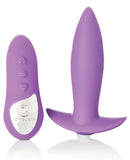Sensuelle Remote Control Rechargeable Mini Plug - Purple