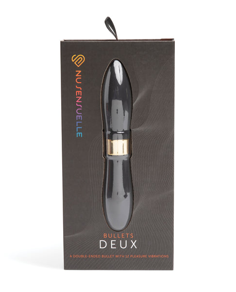 Nu Sensuelle Deux Two-Ended Bullet - Black