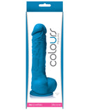 NS Novelties Colours Pleasures 5" Dildo w/Suction Cup - Blue