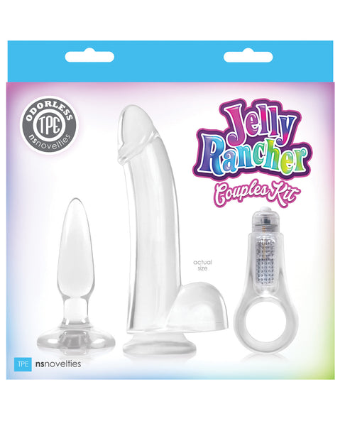 NS Novelties Jelly Rancher Couples Kit - Clear