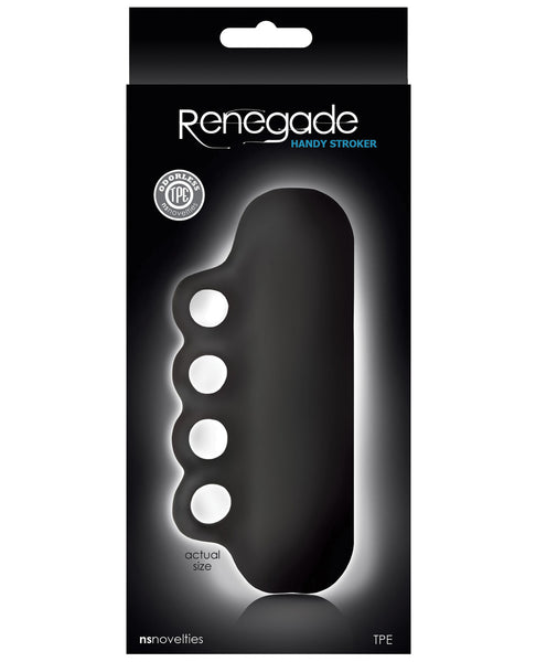 NS Novelties Renegade Handy Stroker - Black