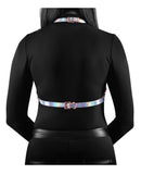 Cosmo Harness Vamp - S/M Rainbow