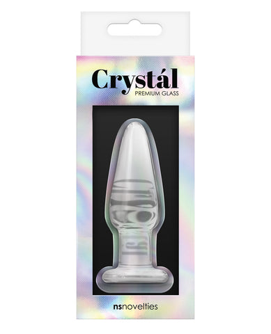 Crystal Tapered Plug Small - Clear