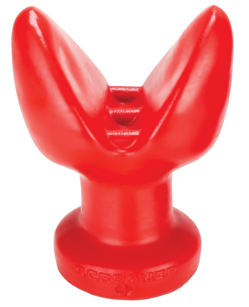 Oxballs Screamer 1 Split Head Butt Plug - Red