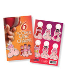 Willy Pecker Wine Charms