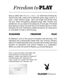 Playboy Pleasure Pleasure 3 Ways Butt Plugs - Silver