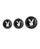 Playboy Pleasure Pleasure 3 Ways Butt Plugs - Silver