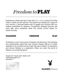 Playboy Pleasure The 3 Way Cock Ring - Black