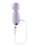 Playboy Pleasure Royal Mini Wand - Pearly Pink
