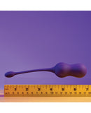 Playboy Pleasure Double Time Kegel Balls - Purple