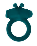 Playboy Pleasure Bunny Buzzer Cock Ring - Teal