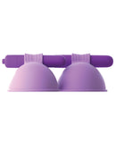 Fantasy For Her Vibrating Breast Suck-Hers - Purple