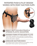 King Cock Elite Ultimate Vibrating Silicone Body Dock Kit w/Remote