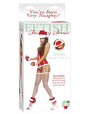 Fetish Fantasy Series Xmas Plush Cuff Set - 4 pc Set