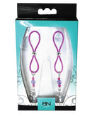 Bijoux de Nip Nipple Halos Flower Charm - Purple