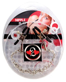 Small Plier Nipple Clamp w/Chain - Chrome