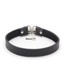 Plesur PVC Collar w/Heart Lock - Black