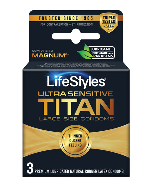 Ultra Sensitive Titan - Pack of 3
