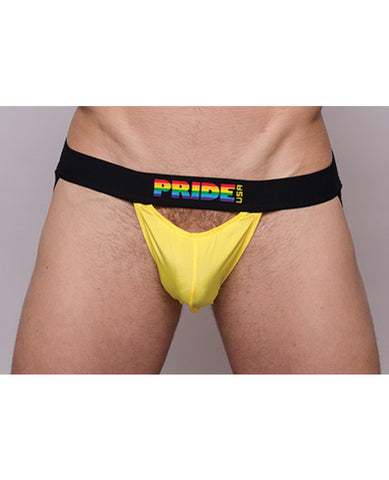 Pride Metro Drop Jock Strap - Yellow