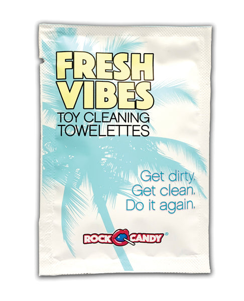 Rock Candy Fresh Vibes Toy Cleaning Towelettes - Bulk 100 pc
