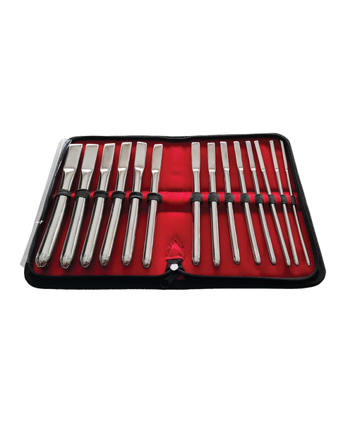Rouge Stainless Steel Hegar Dilator Set - Set of 14