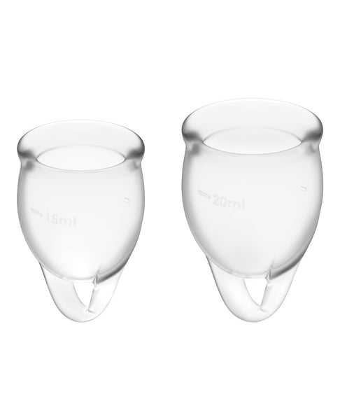 Satisfyer Feel Confident Menstrual Cup - Transparent