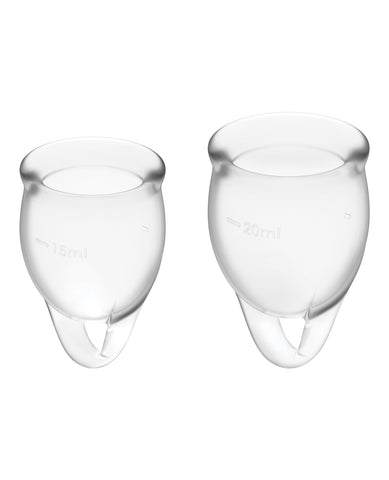Satisfyer Feel Confident Menstrual Cup - Transparent