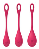 Satisfyer Yoni Power 1 Balls Training Set - Red