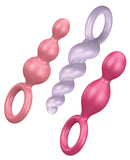 Satisfyer Plug Set of 3 - Asst. Colors