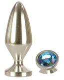 Aluminum Mini 3inch Butt Plug - Silver, Anal Products,- www.gspotzone.com