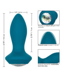 Power Gem Vibrating Petite Crystal Probe - Blue