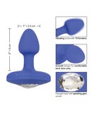 Cheeky Gems Small Rechargeable Vibrating Probe - Blue